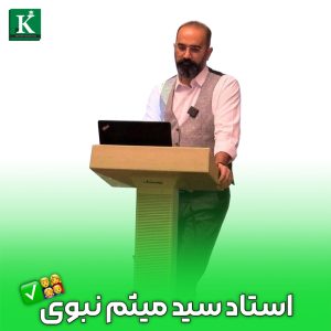 سید میثم نبوی مدرس و رئیس دپارتمان کودک و نوجوان مؤسسه بین‌المللی کیسان